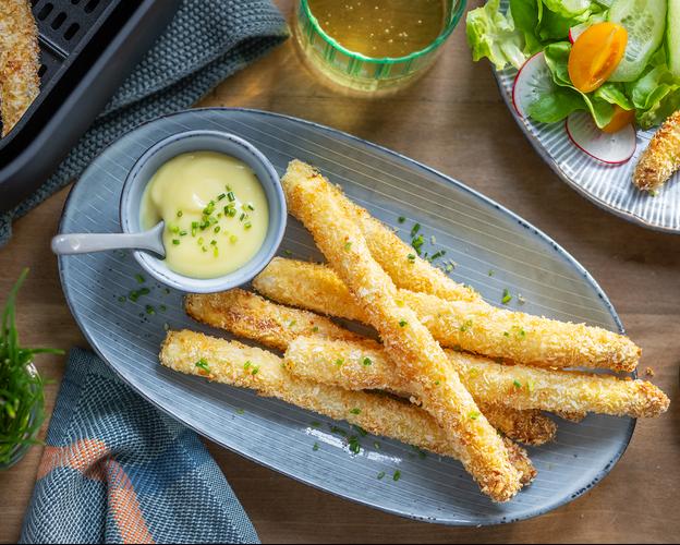 Parmesan-Spargel im Airfryer