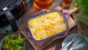 Kartoffel-Gratin in der Heißluftfritteuse