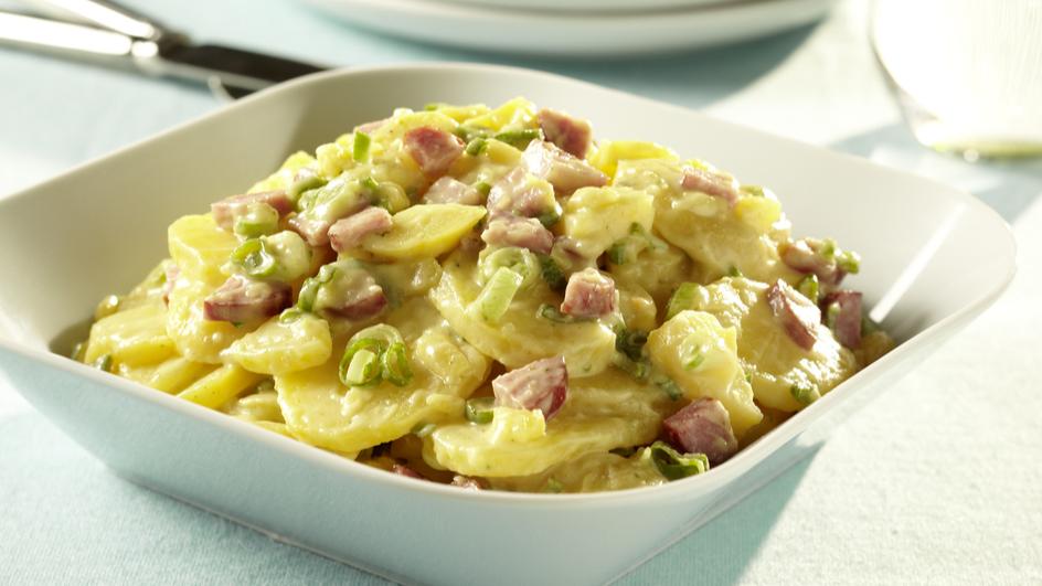 Cremiger Kartoffelsalat mit Cabanossi