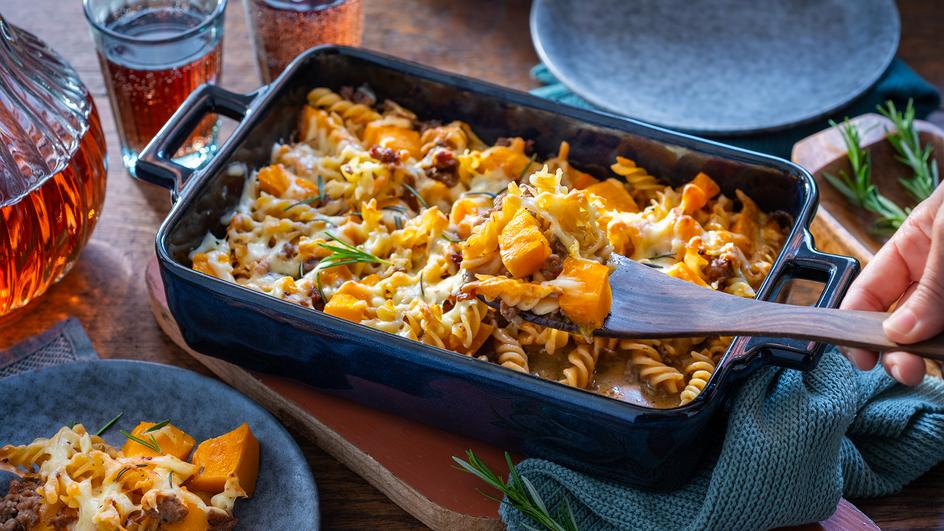 Kürbis-Hack-Auflauf