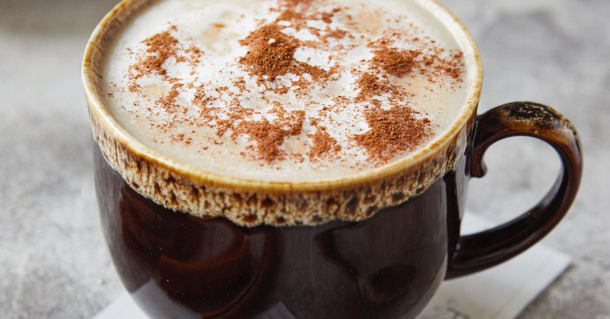 Cinnamon Hazelnut Coffee by Seattle’s Best Coffeeᵀᴹ, featuring fresh brewed Toasted Hazelnut Blend, topped with cinnamon.