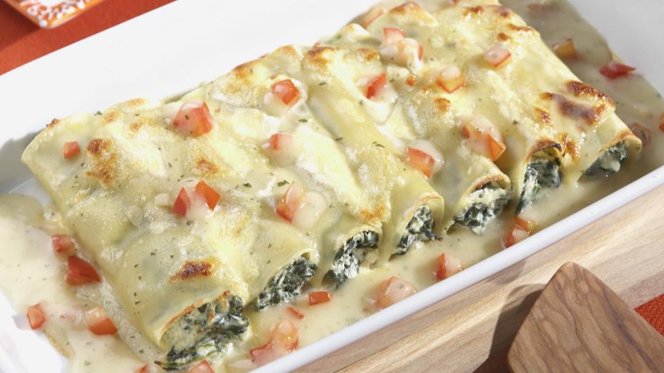 Spinat-Cannelloni