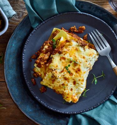 Schnelle Lasagne in der Heißluftfritteuse
