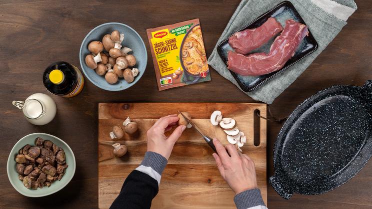 Überbackene Wildschweinmedaillons