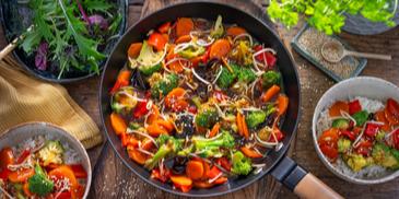 Gemüse-Pfanne Chop Suey