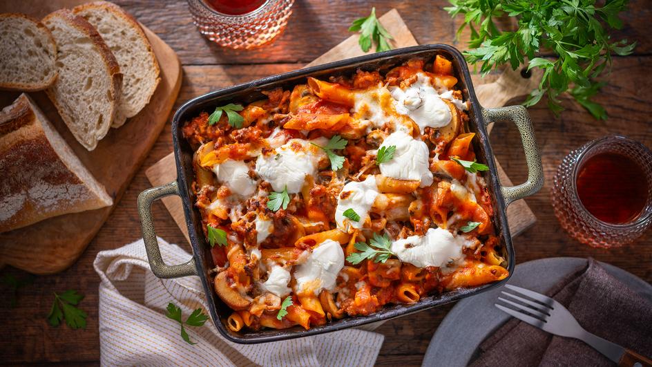 Penne Bolognese al Forno