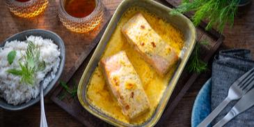 Lachs-Sahne-Gratin