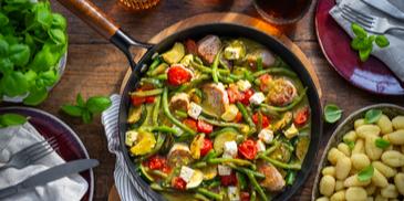 Zucchini-Filet-Pfanne