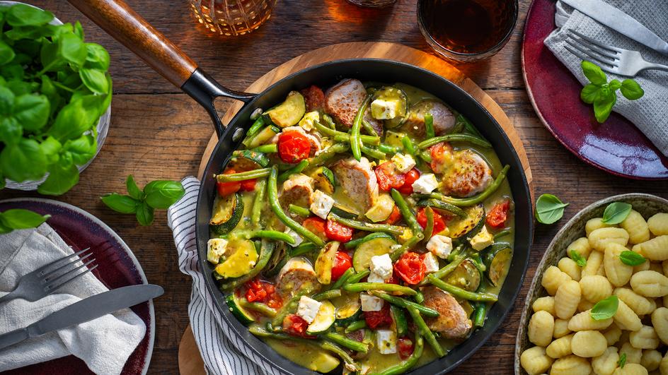 Zucchini-Filet-Pfanne