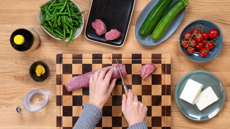 Zucchini-Filet-Pfanne