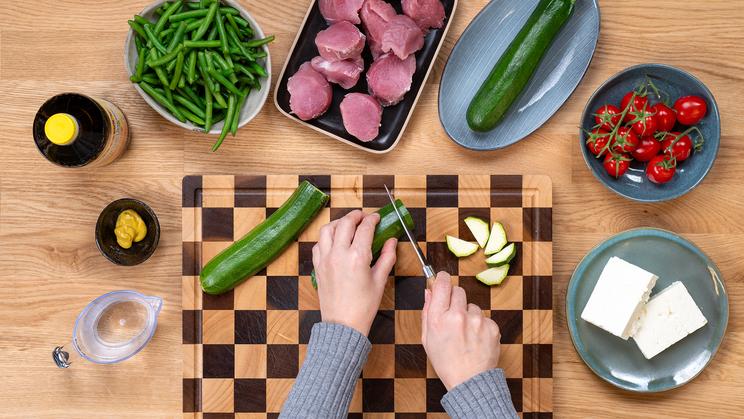 Zucchini-Filet-Pfanne