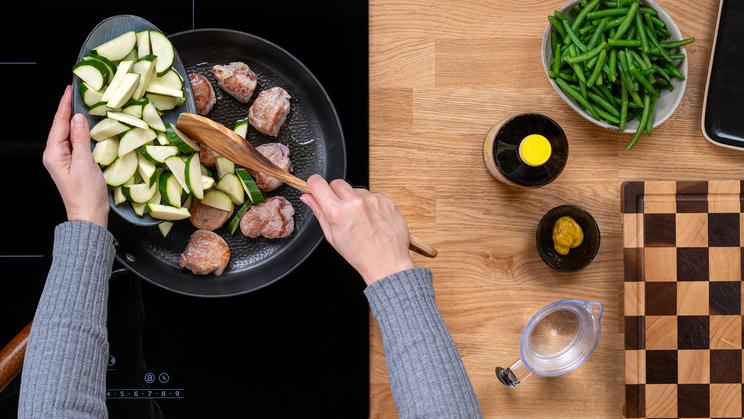 Zucchini-Filet-Pfanne