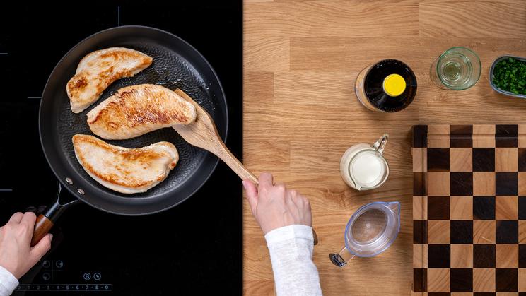 Köstliches Rezept mit Putenschnitzel in Rahmsauce