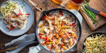 Filetgeschnetzeltes nach Art Stroganoff