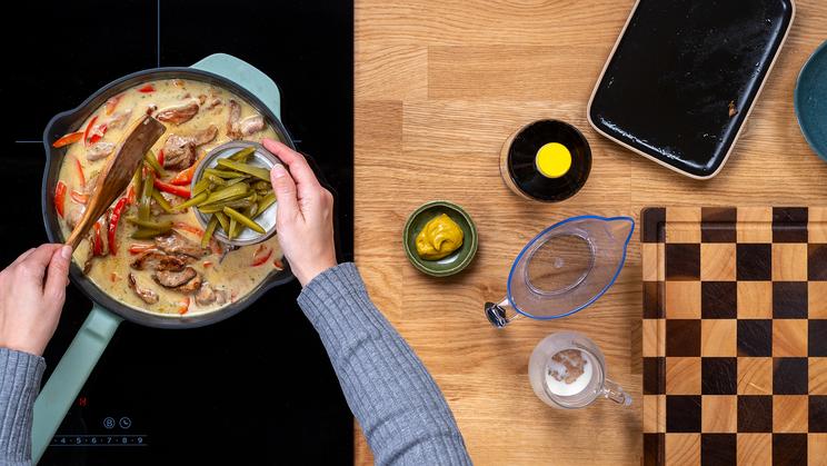 Filetgeschnetzeltes nach Art Stroganoff