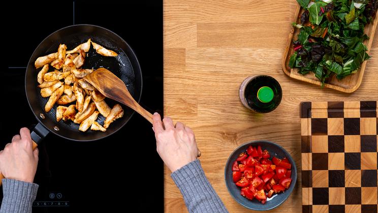 Mangold Curry Hähnchen