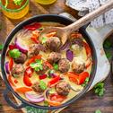 Thai Curry mit Hackbällchen