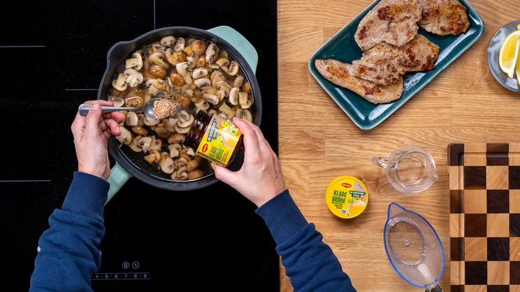 Kalbsschnitzel al Limone