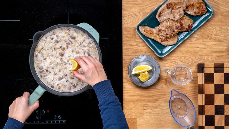 Kalbsschnitzel al Limone