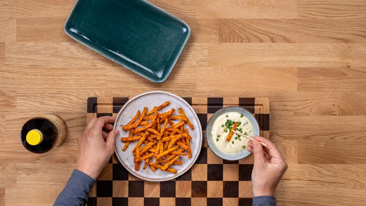 Karotten Pommes im Airfryer