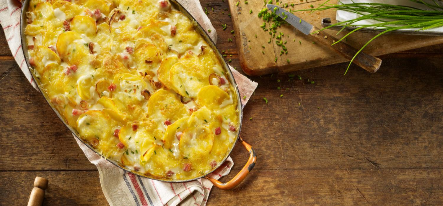 Kartoffel-Gratin "Elsässer Art"