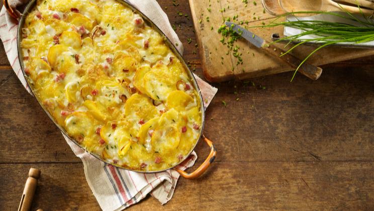 Kartoffel-Gratin "Elsässer Art"