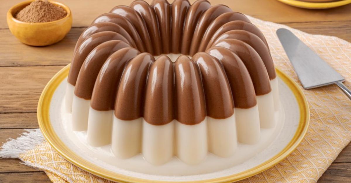 Gelatina de Horchata con Chocolate