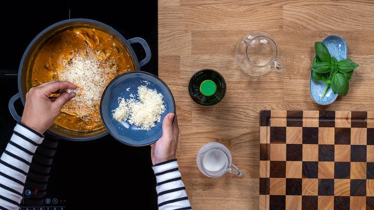 Kürbis Lasagne Suppe