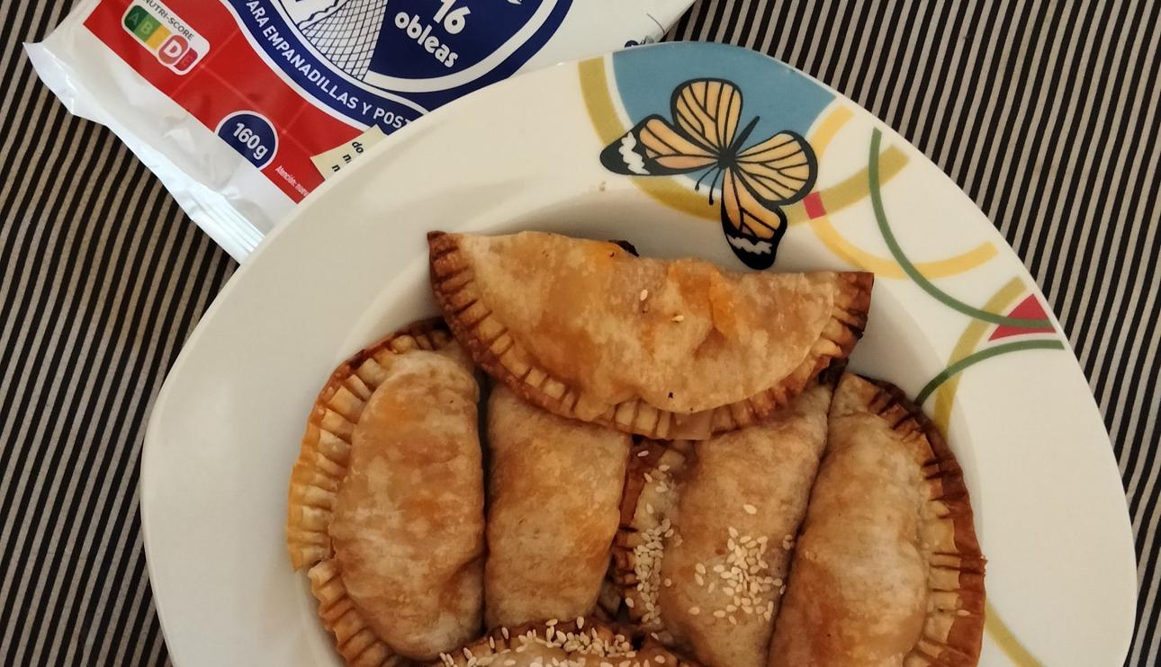 Empanadillas de gambas y fideos de arroz de María José Marquina de Tomelloso (Ciudad Real)