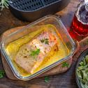 Lachs-Sahne-Gratin im Airfryer