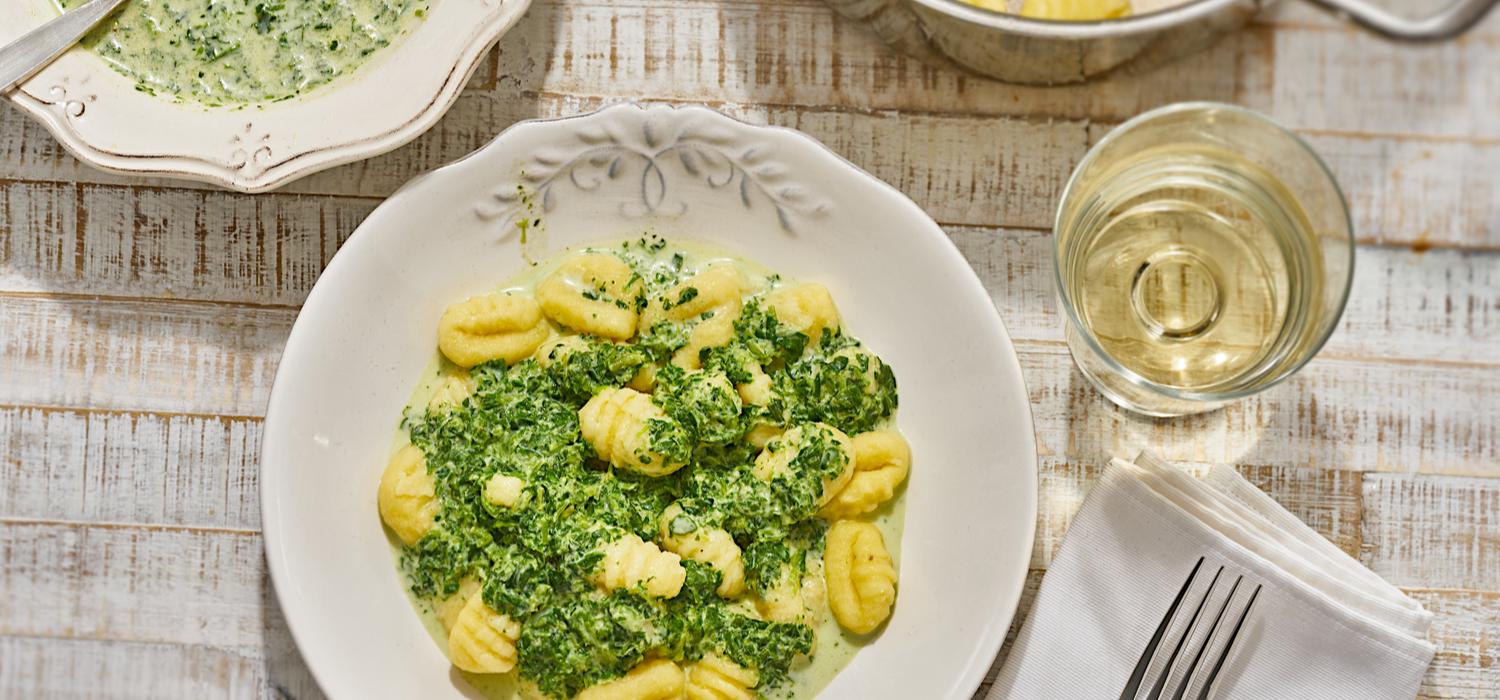 Gnocchi mit Spinat-Käse-Sauce | maggi.de