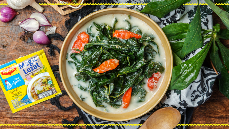 Resep Bobor Daun Singkong Maggi Penyedap Rasa