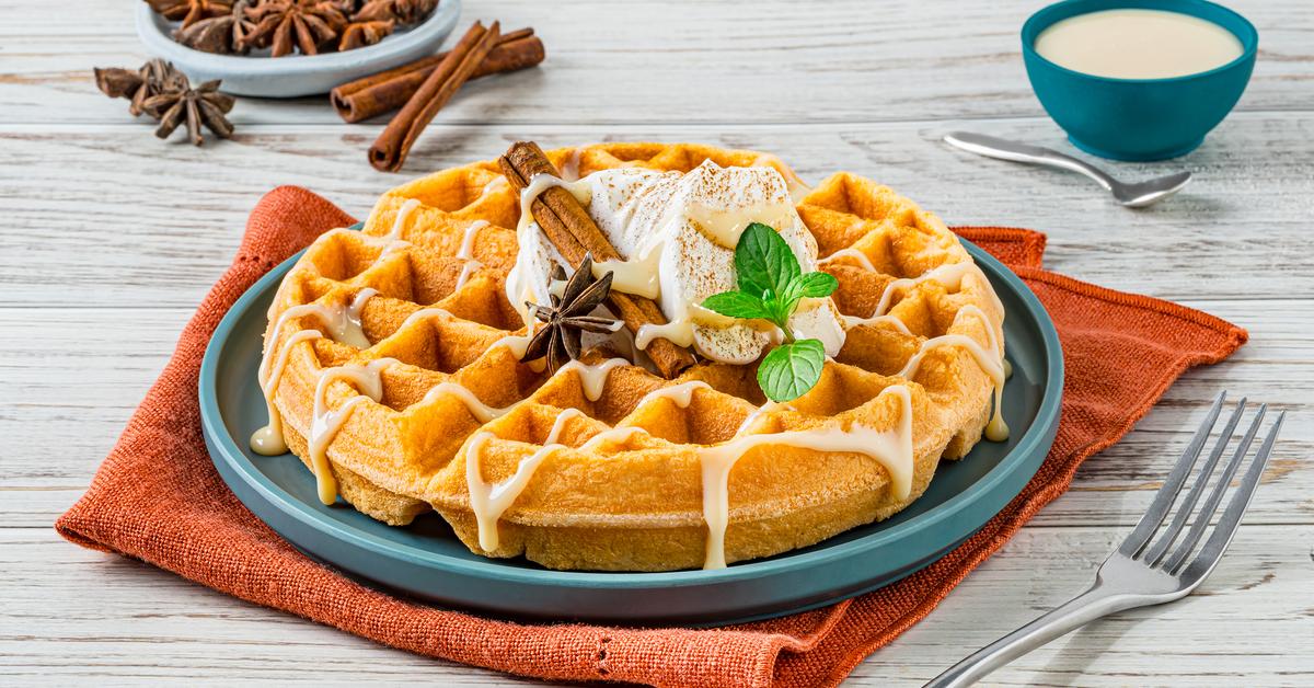 Pumpkin Spice Waffles