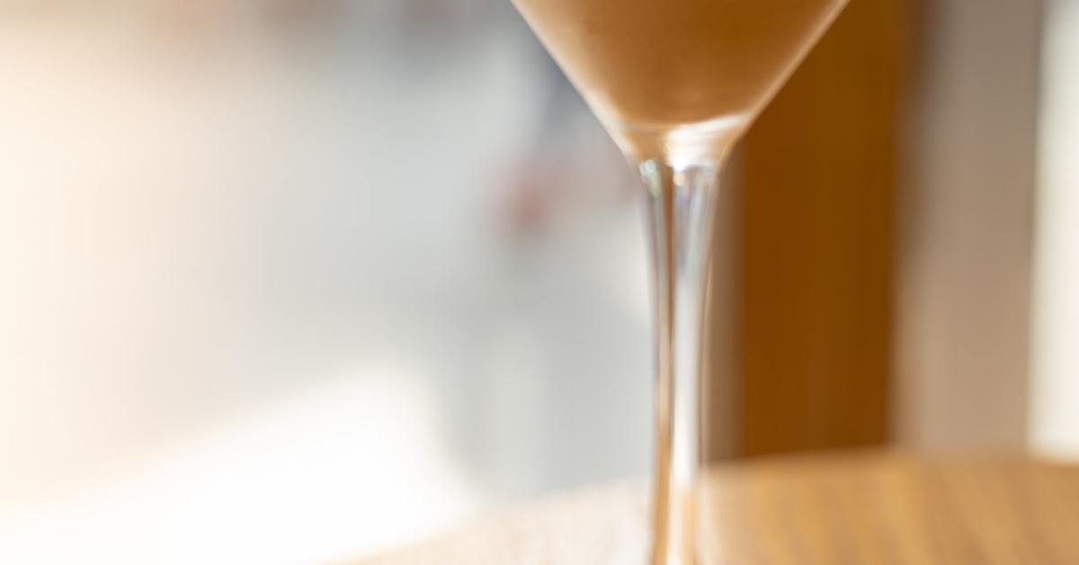 Coffee Mapletini by Seattle’s Best Coffeeᵀᴹ, with chilled coffee, garnished with colored sugar or sprinkles.