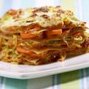 Möhren-Lauch-Lasagne