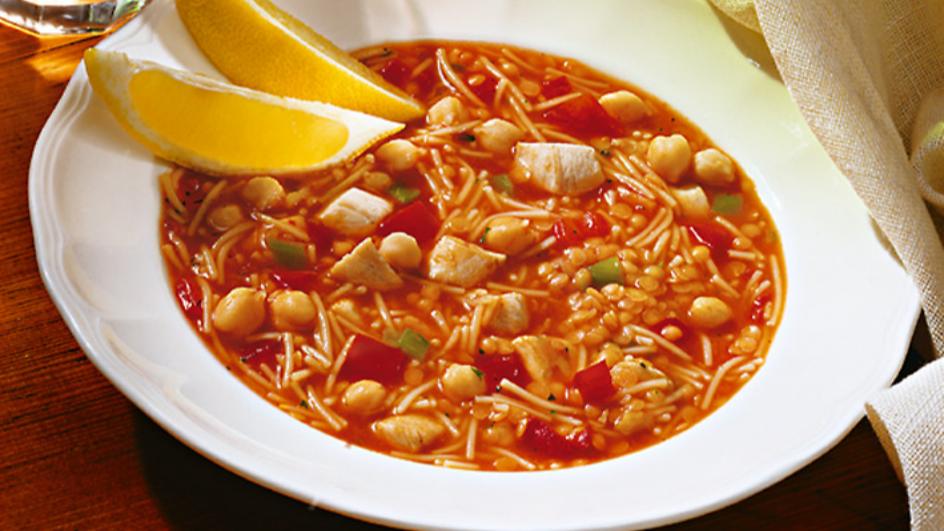 Orientalische Linsensuppe