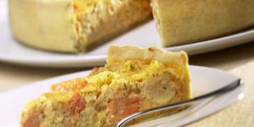 Lachs-Quiche