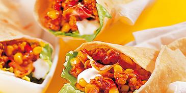 Herzhafte Farmer Wraps