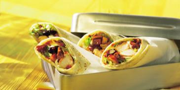 Wraps mit Hähnchen-Chili