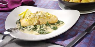 Lachs-Spinat-Gratin