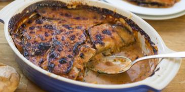 Auberginen-Gratin Bolognese
