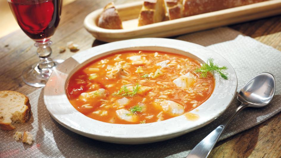 Spanische Fisch-Suppe