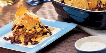 Knuspriges Chili con Carne Gratin