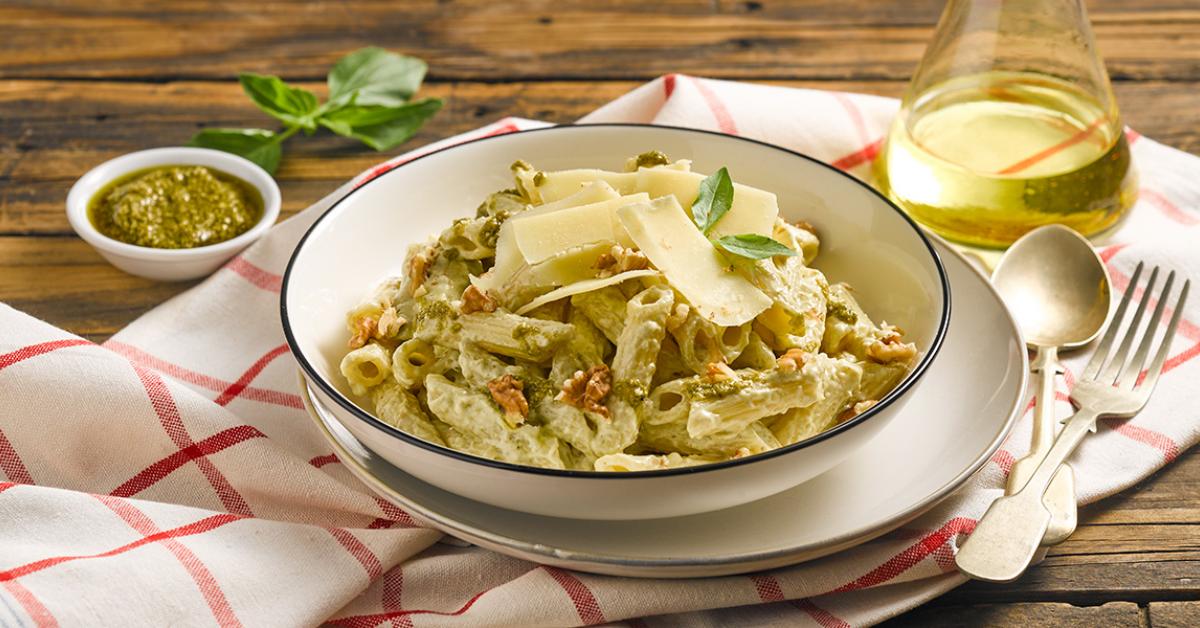 Rigatti la albahaca y nueces