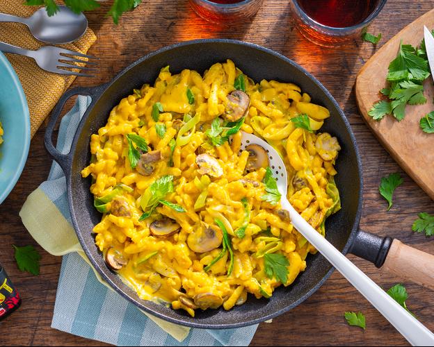 Kürbis-Spätzle-Pfanne