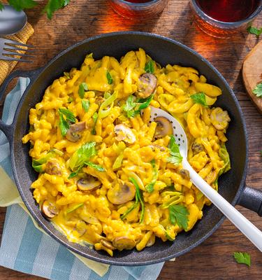 Kürbis-Spätzle-Pfanne