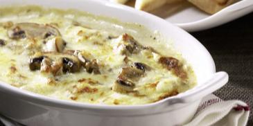 Gratinierte Champignons