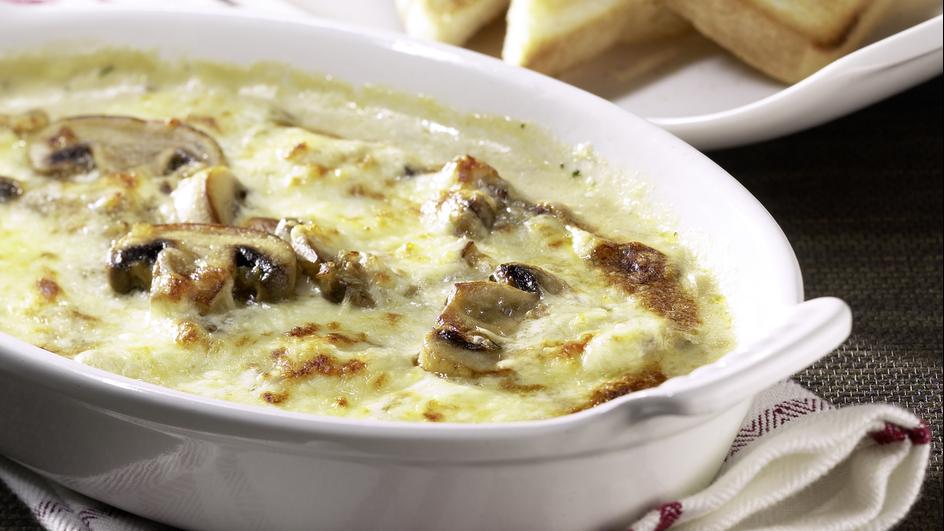 Gratinierte Champignons