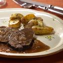 Pikanter Zwiebelbraten