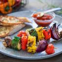 Gemüse-Grill-Spieß